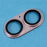 For iPhone 16 / 16 Plus Camera Lens Protector Integrated Clear Metal Frame+Tempered Glass Lens Film