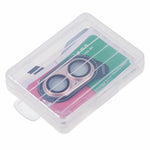 For iPhone 16 / 16 Plus Camera Lens Protector Integrated Clear Metal Frame+Tempered Glass Lens Film