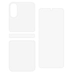 1 set för Xiaomi Mix Flip 5G kristallklart skärmskydd inuti + fram + bak heltäckande mjuk TPU-film