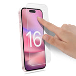 MOCOLO til iPhone 16 Plus Skærmbeskytter HD Klar Hærdet Glasfilm Stødabsorberende