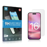 MOCOLO til iPhone 16 Plus Skærmbeskytter HD Klar Hærdet Glasfilm Stødabsorberende
