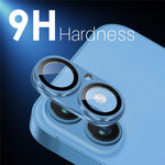 NORTHJO For iPhone 16 / 16 Plus Matte Camera Lens Protector Integrated Metal + Tempered Glass Lens Film