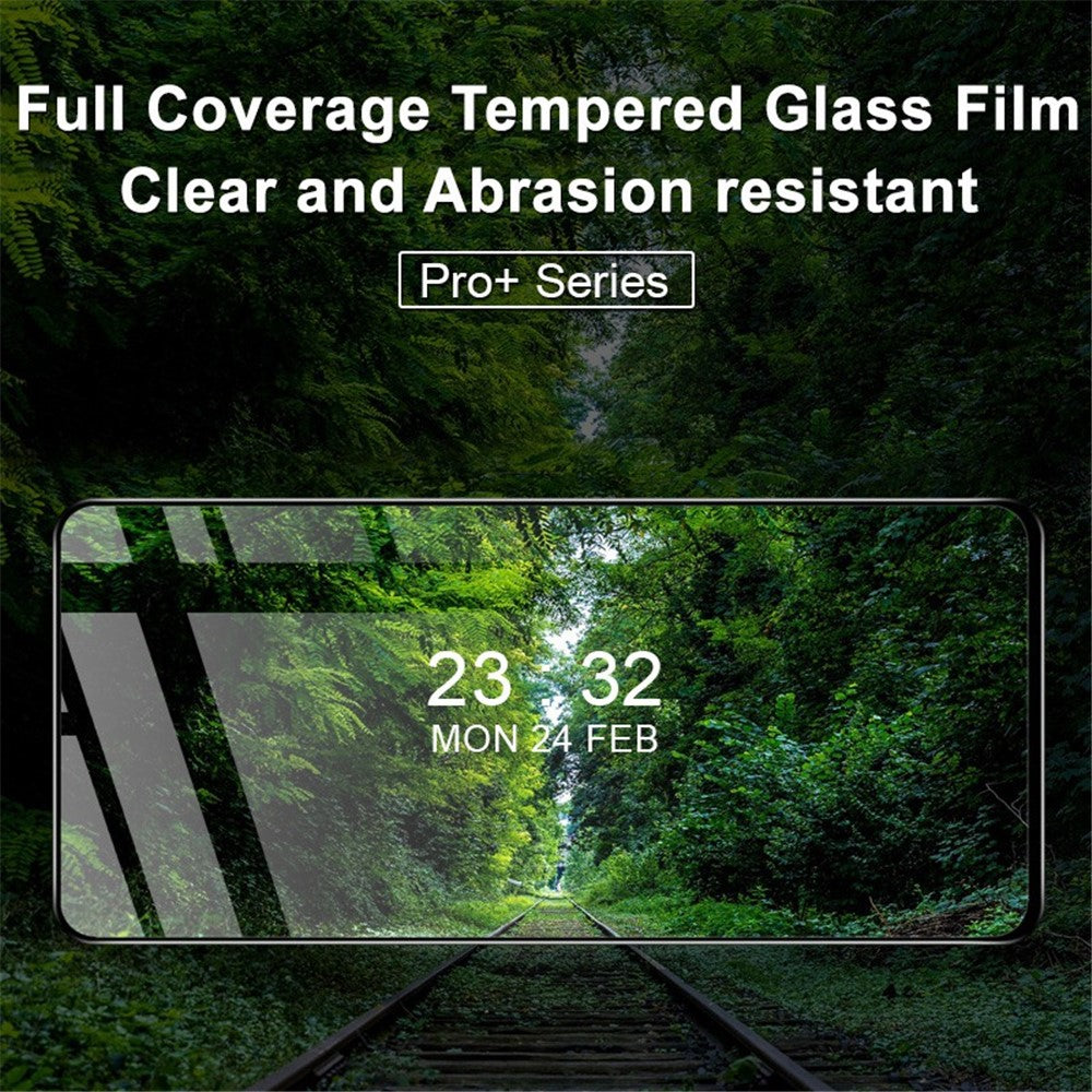 IMAK Pro+ Series Full Glue Screen Protector for Huawei nova Y90 4G, Full Coverage 9H Hardness HD Clear Sensitive Touch Tempered Glass Film