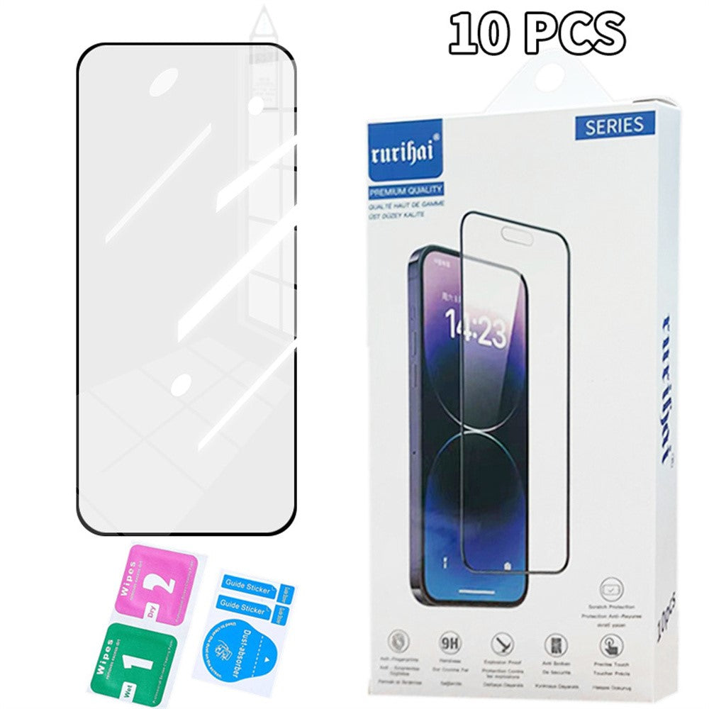 RURIHAI 10Pcs For Honor X60i 5G Secondary Hardening Screen Protector 0.26mm 2.5D