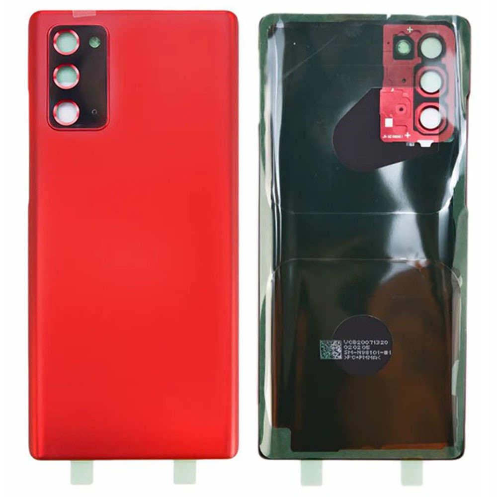 For Samsung Galaxy Note20 N980 / Note20 5G N981 Battery Housing with Adhesive Sticker + Camera Lens Cover (Without Logo)