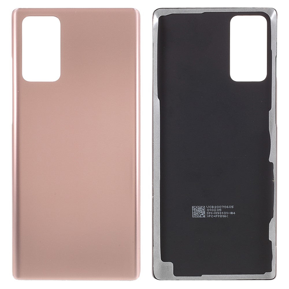 Til Samsung Galaxy Note20 N980 / Note20 5G N981 batteridæksel med selvklæbende tape (uden logo)
