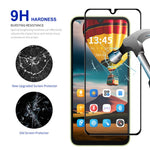 ENKAY HAT PRINCE För Samsung Galaxy A06 4G / A06 5G Skärmskydd 9H Silk Print 0.26mm Tjock Aluminium-Silicon Glasfilm