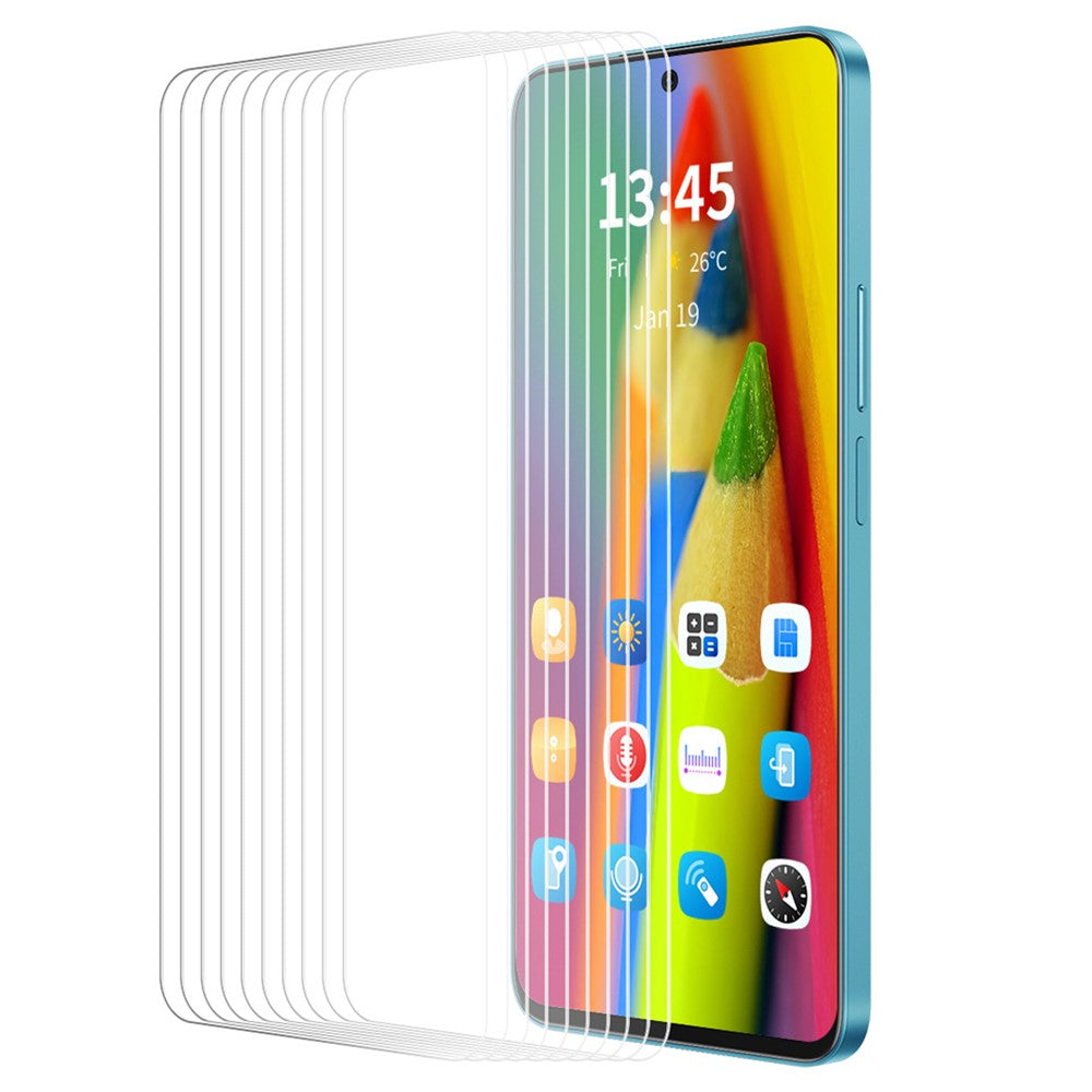 ENKAY HAT PRINCE, 10 stk. skærmbeskyttelse til Xiaomi Redmi K70 Ultra, fingeraftryksafvisende, 9H-hårdhed, klar film