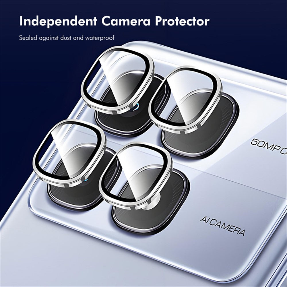 ENKAY HAT PRINCE 1Set For Xiaomi Redmi K70 Ultra Camera Lens Protector Metal Ring Lens Film