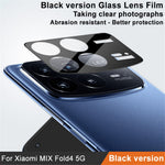 IMAK For Xiaomi Mix Fold 4 5G Camera Lens Protector Tempered Glass HD Clear Lens Film (Black Version)