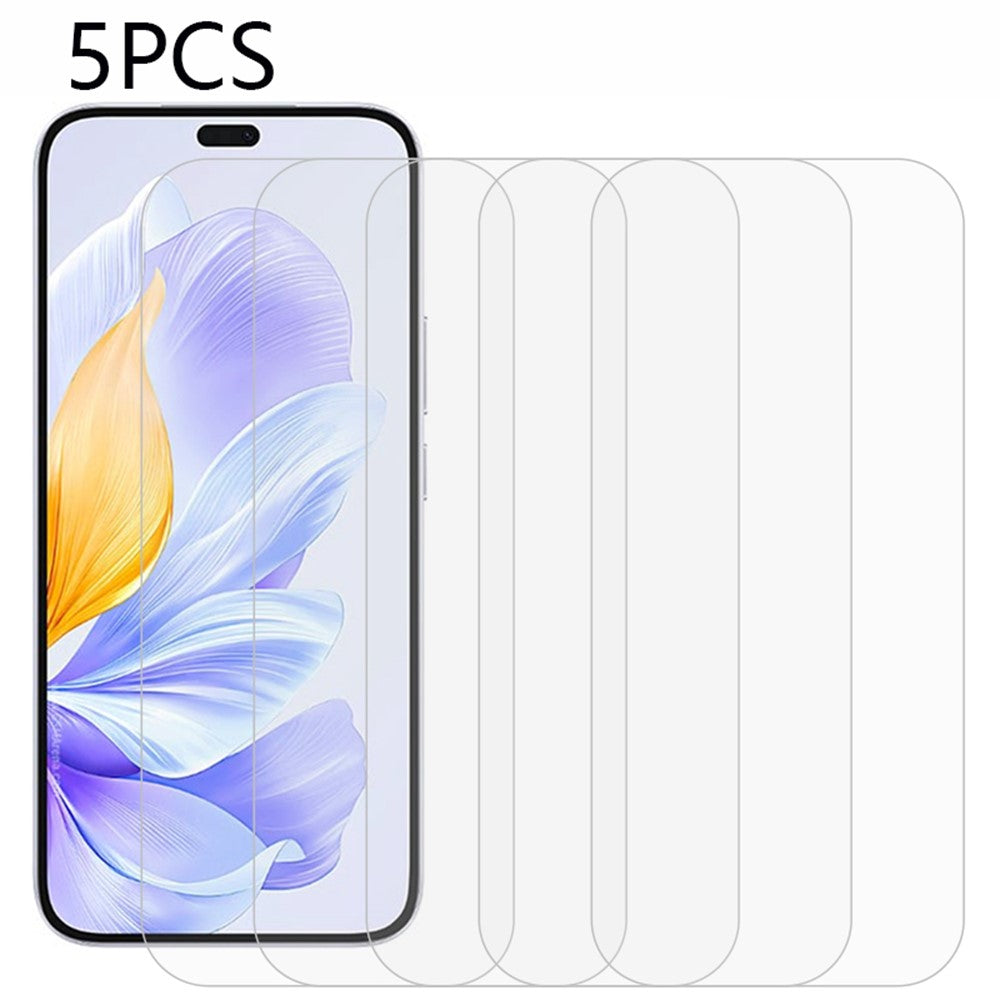 5Pcs For Honor X60i 5G Screen Protector 0.3mm 2.5D Tempered Glass Clear Film