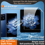 IMAK Hydrogel Film 4th Gen for Xiaomi Mix Fold 4 5G 1 Set TPU Screen Film (Front Screen+Inner Large Screen)