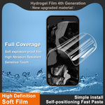 IMAK Hydrogelfilm 4:e generationen för Google Pixel 11 Pro / 11 / 10 Pro / 10 / 9 Pro / 9 / Motorola Edge (2026) Helskärmsskydd Ultraklar mjuk TPU-film