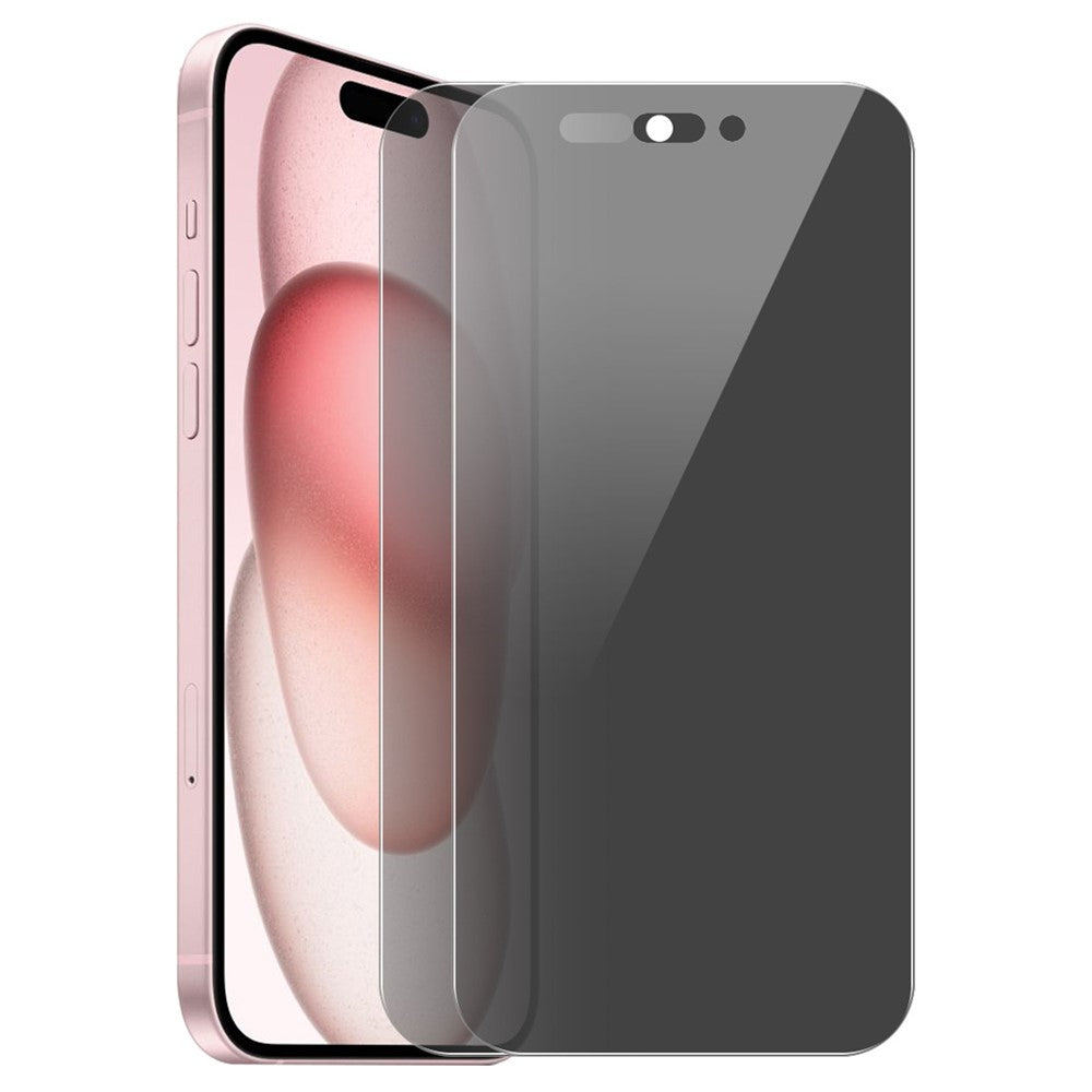 ENKAY HAT PRINCE 2 stk. til iPhone 16 Plus / 15 Plus hærdet glasfilm Anti-Spy beskyttelsesglas til privatliv