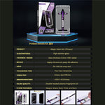 YONGPOLY For iPhone 16 Pro Max Anti-Spy Full Screen Protector Auto-Dust Removal Tempered Glass Film
