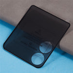 For Xiaomi Mix Flip 5G Anti-Peep Screen Protector Full Covering Silk Printing Tempered Glass Film