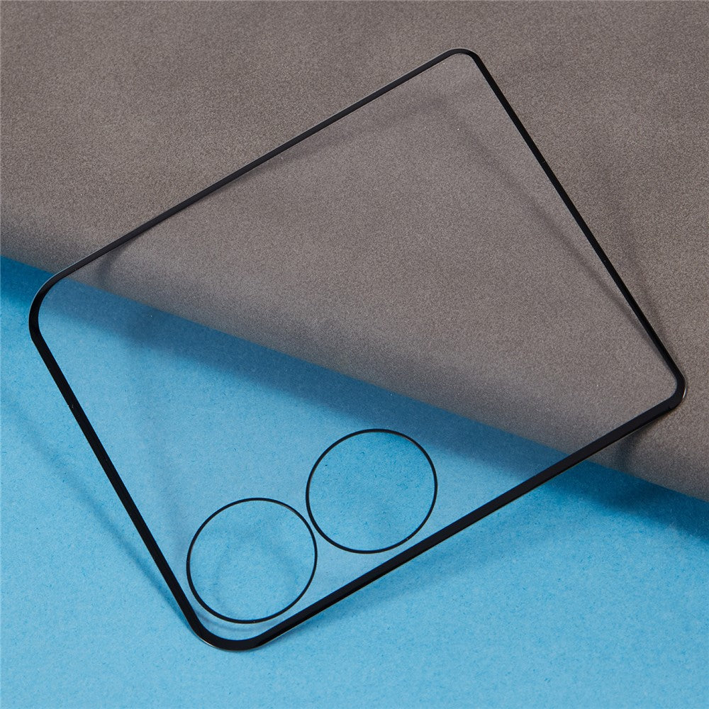 For Xiaomi Mix Flip 5G Screen Protector Full Covering Silk Printing Tempered Glass Film