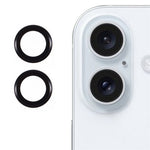 2Pcs / Set For iPhone 16 / 16 Plus Camera Lens Protector Scratch-Resistant Corning Gorilla Glass Lens Film