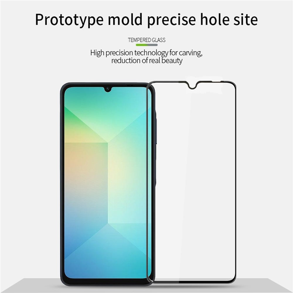 PINWUYO JK 3D-hærdet glasfilm Series-2 til Samsung Galaxy A16 5G / A16 4G / A06 4G / A06 5G, skærmbeskyttelse med 9H-hårdhed, ultraklar