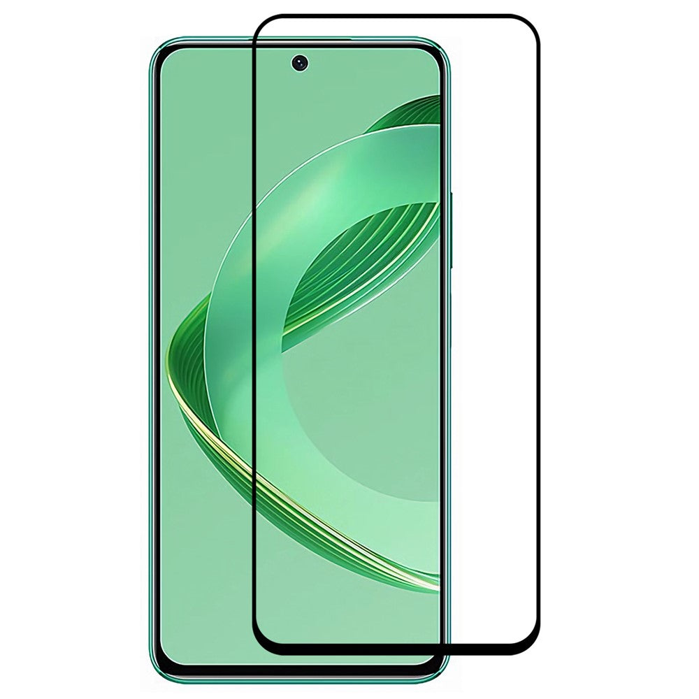 Huawei Nova 12 SE 4G Härdat Glas Skärmskydd Helklistrad Silk Print Skärmfilm