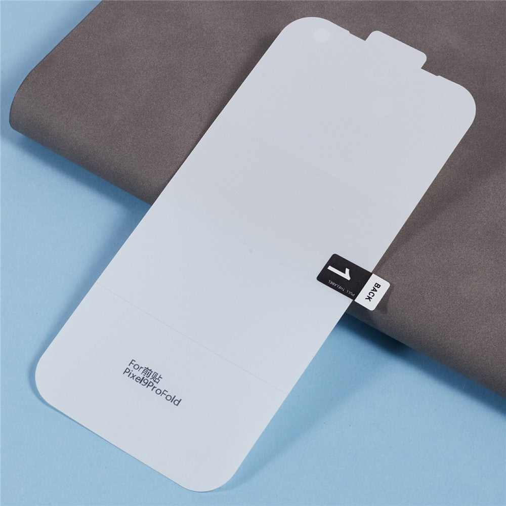 For Google Pixel 9 Pro Fold 5G Screen Protector Set, Front + Back Full Cover TPU+PET Hydrogel Film