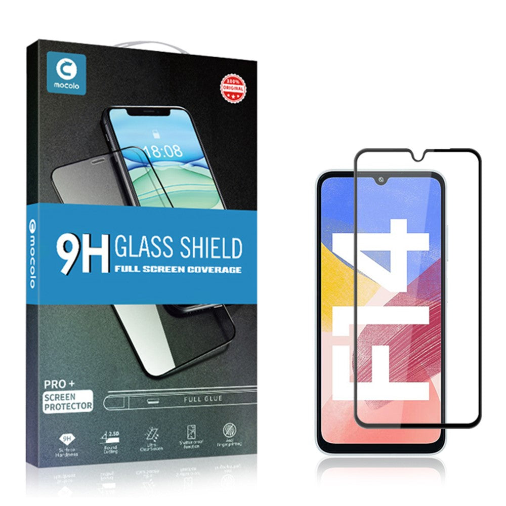MOCOLO For Samsung Galaxy F14 4G Screen Protector Anti-Shatter Silk Printing Tempered Glass Film