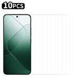RURIHAI 10Pcs For Xiaomi 14T Pro / 14T Screen Protector Anti-Scratch HD Clear 0.26mm 2.5D