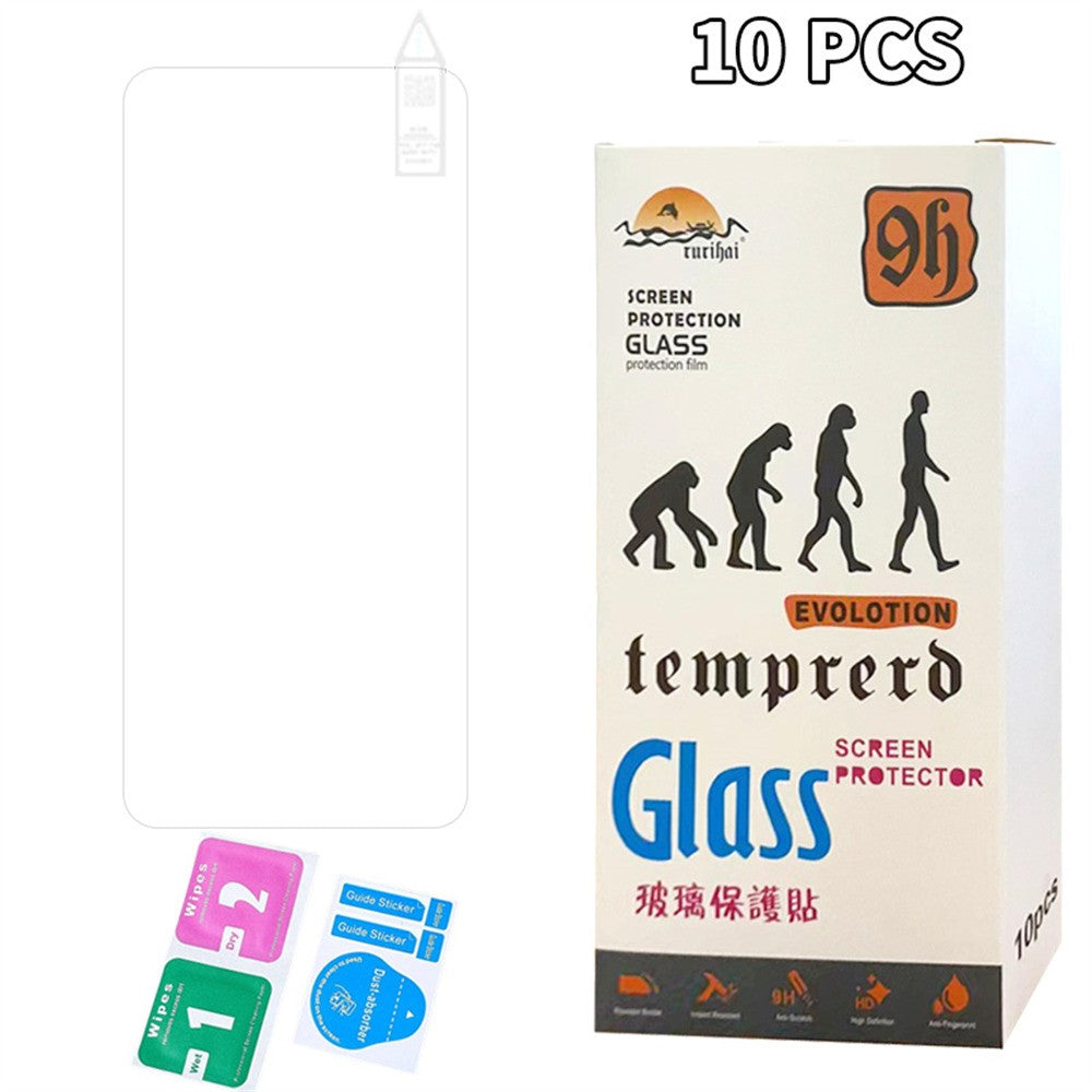 RURIHAI 10Pcs For Xiaomi 14T Pro / 14T Screen Protector Anti-Scratch HD Clear 0.26mm 2.5D