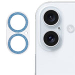 Til iPhone 16 / 16 Plus Kameraglasbeskytter Glitrende Hærdet Glas Linsefilm