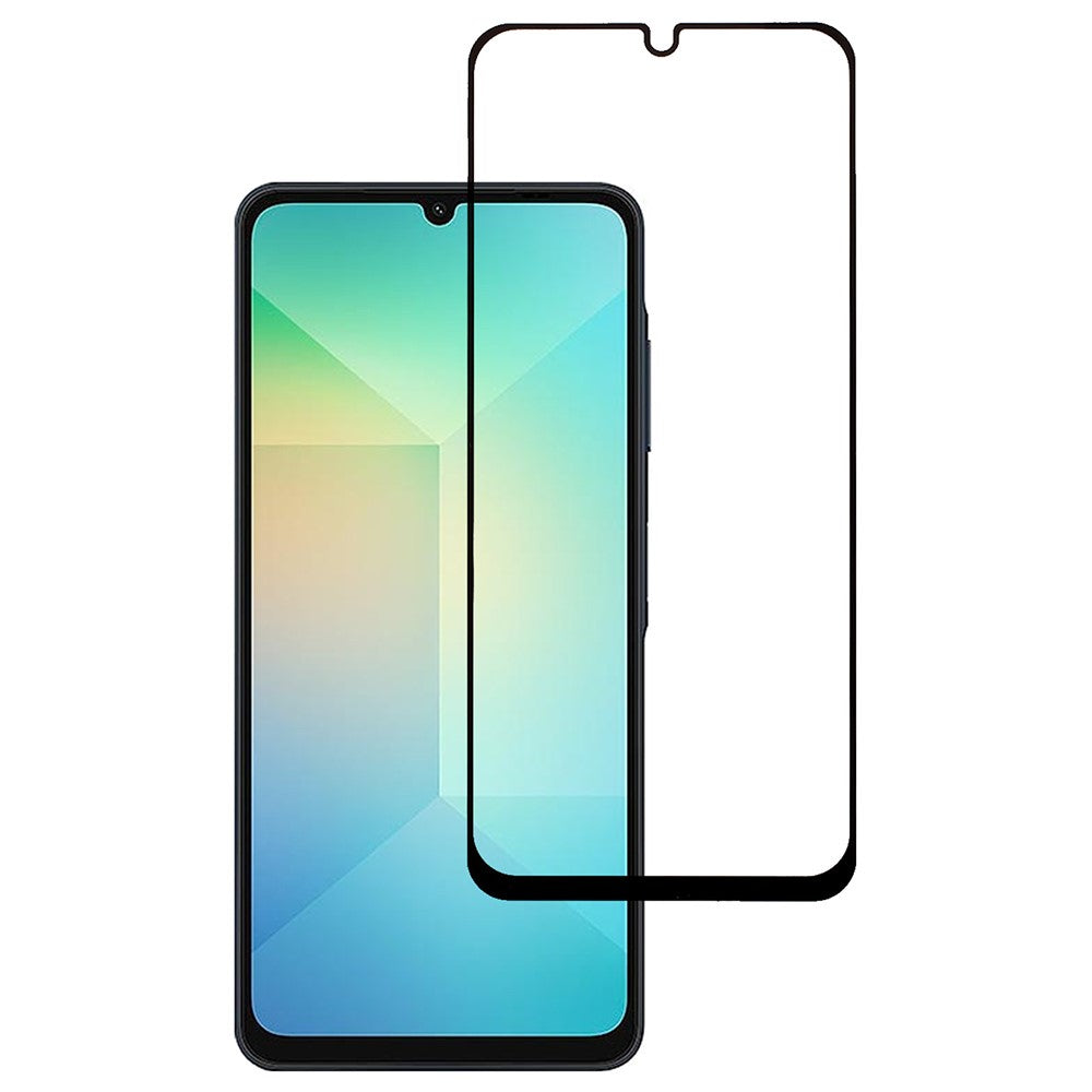 Samsung Galaxy A08 5G / A08 4G / A07 4G / A07s 4G / M06 5G / F06 5G / A06 4G / A06 5G Härdat glas Elektroplätering Anti-fingeravtryck Silkestryck Helklistrad Skärmskydd