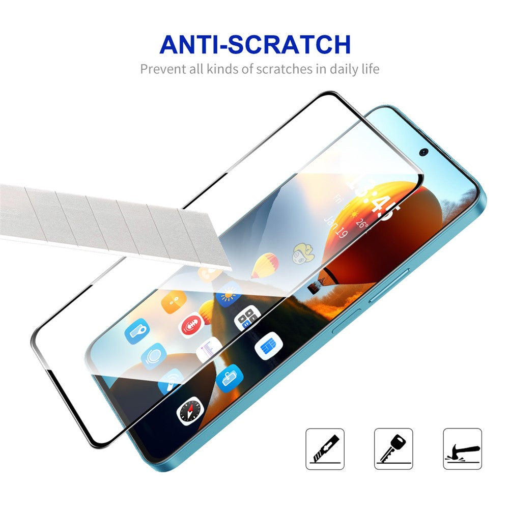 ENKAY HAT PRINCE For Xiaomi 14T Pro / 14T Screen Protector Anti-Explosion 9H Silk Printing 0.26mm Screen Film