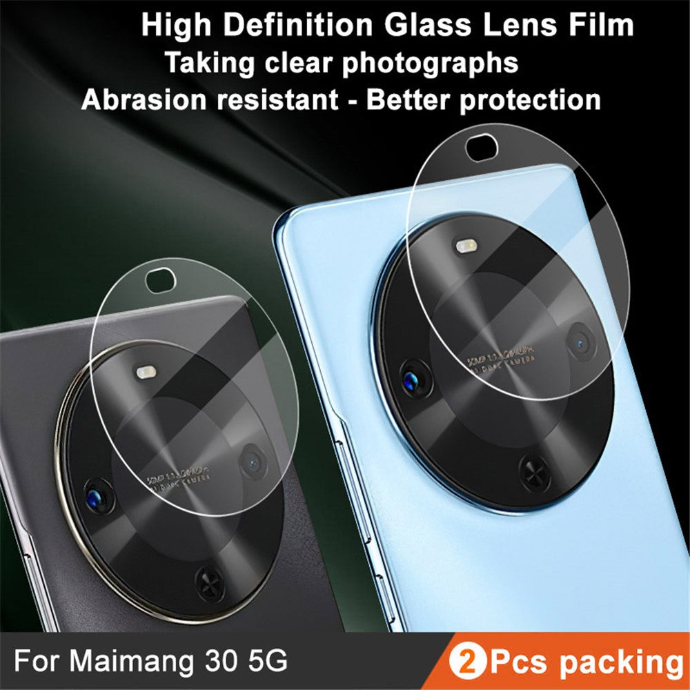 IMAK 2Pcs / Set for Huawei Maimang 30 5G Camera Lens Protector Ultra Clear Tempered Glass Lens Film
