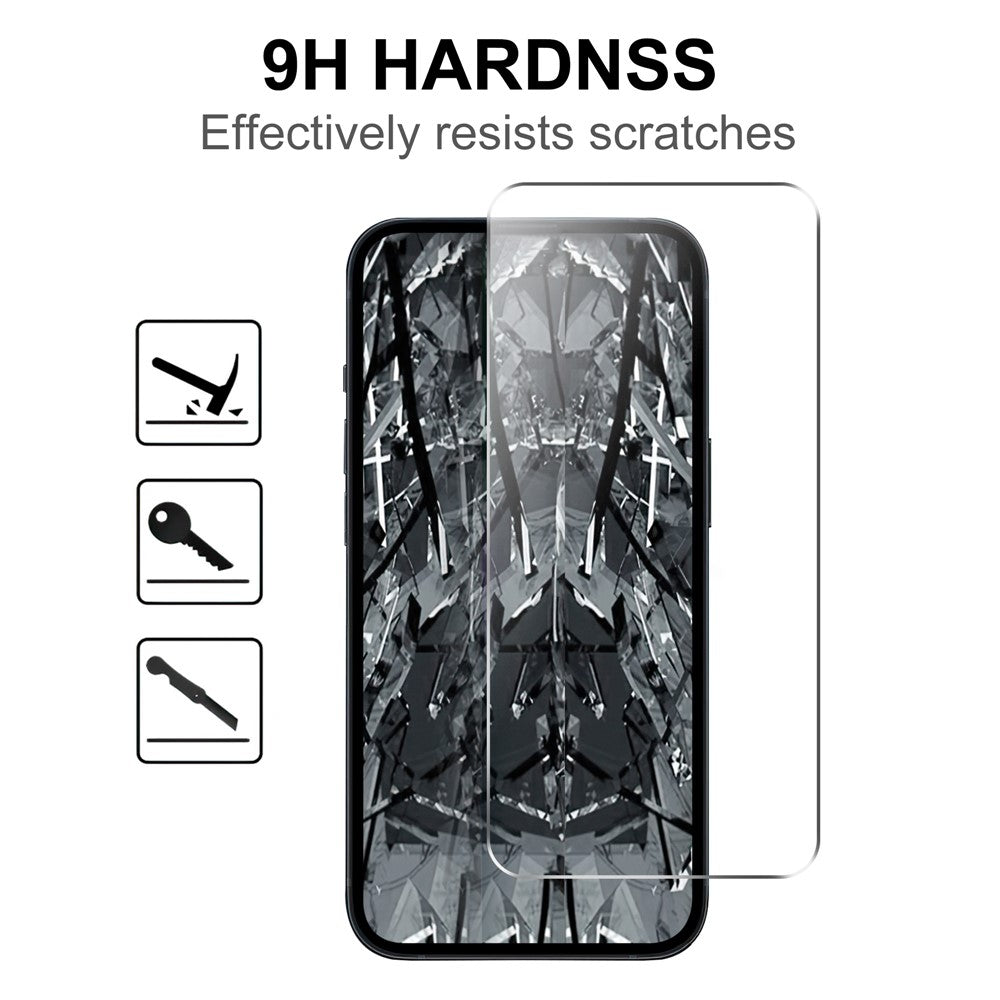 Til Samsung Galaxy A06 4G / A06 5G Skærmbeskytter HD Hærdet Glasfilm 2.5D