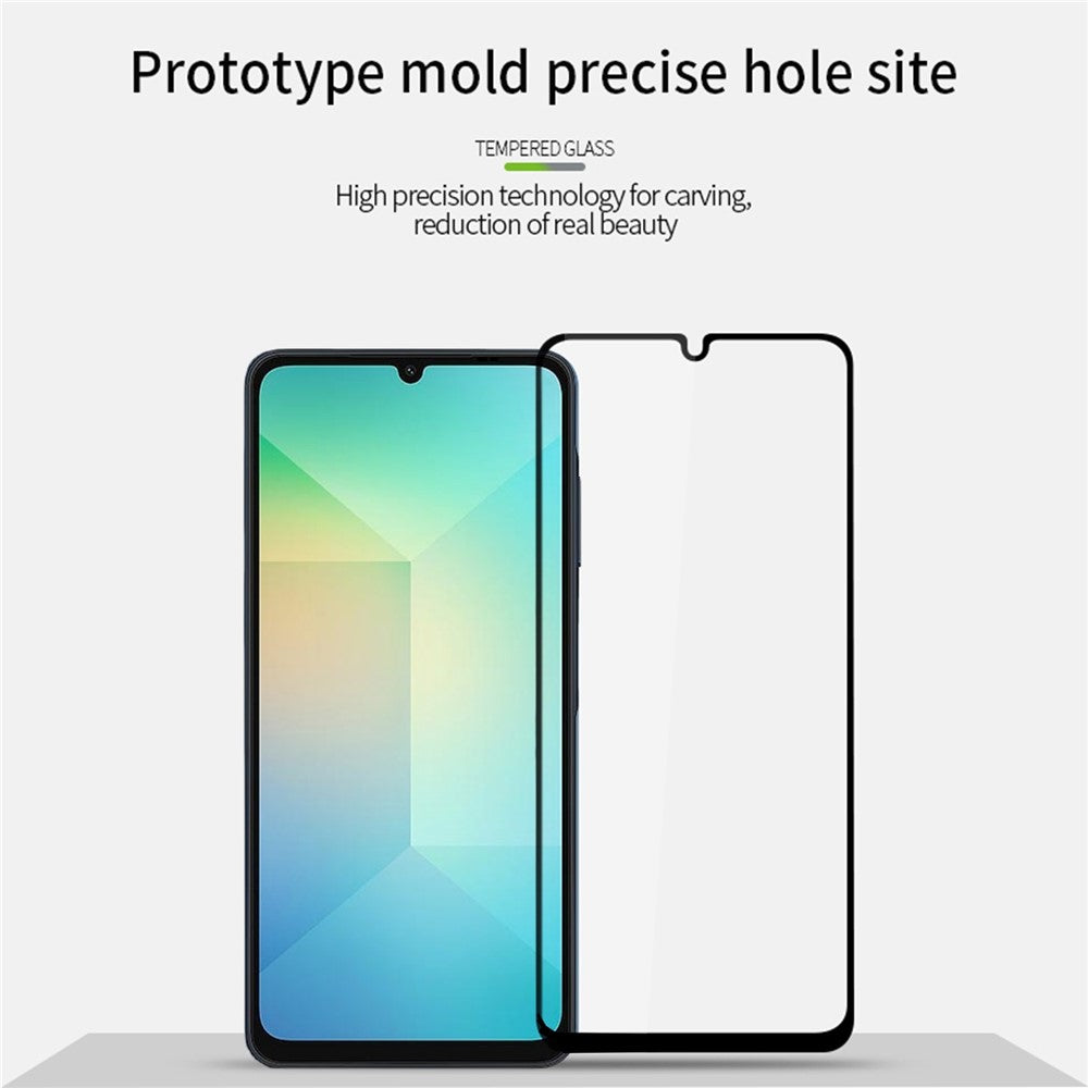 MOFI JK Series-1 för Samsung Galaxy A06 4G / A06 5G Helskärmsskydd Explosionsskydd 9H Hårdhet