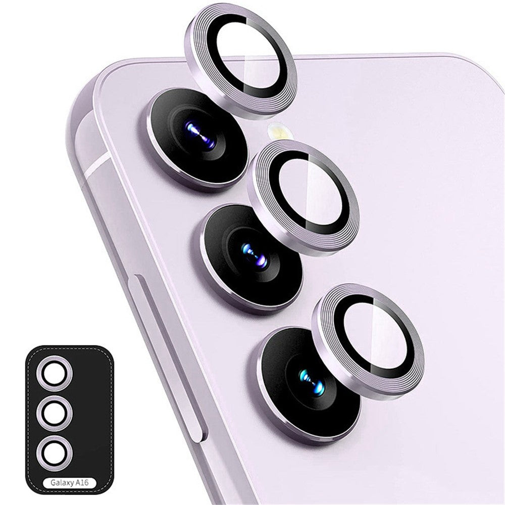 ENKAY HAT PRINCE-kameralinsebeskyttelse til Samsung Galaxy A16 5G / A16 4G med metalring og linsefilm