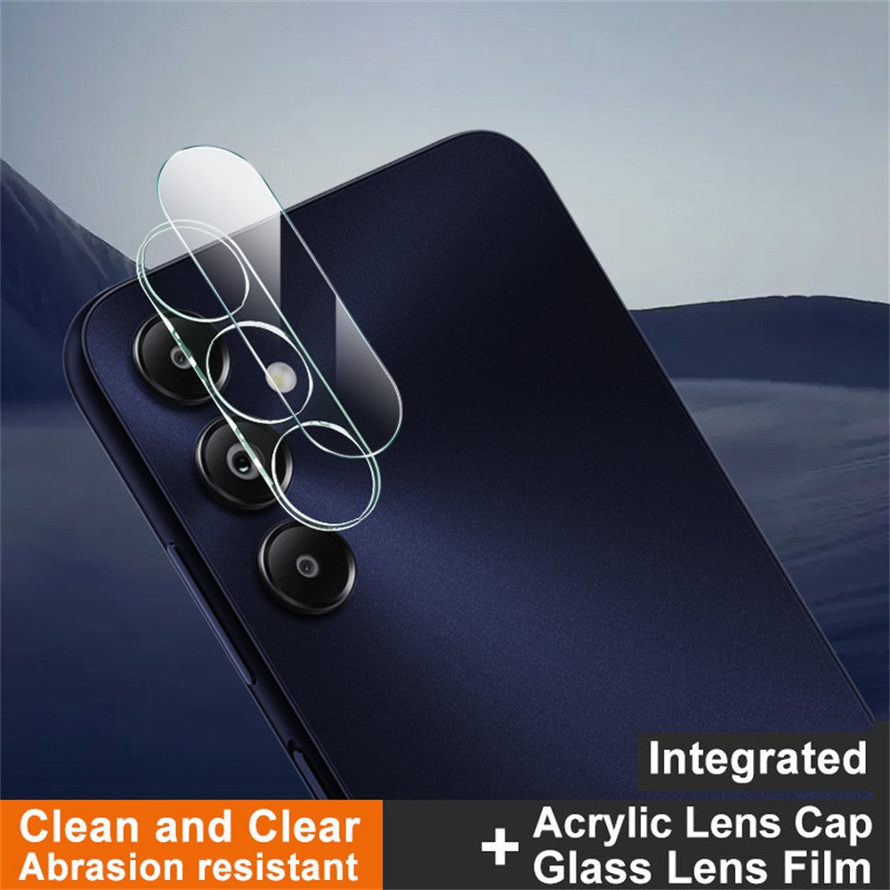 IMAK For Samsung Galaxy F14 4G / M14 4G Tempered Glass Camera Lens Protector + Acrylic Lens Cap