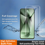 IMAK Hydrogel Film 4. generation til Samsung Galaxy M47 5G / A27 5G / S24 FE Fuld skærmbeskytter Ultra Clear Blød TPU-film