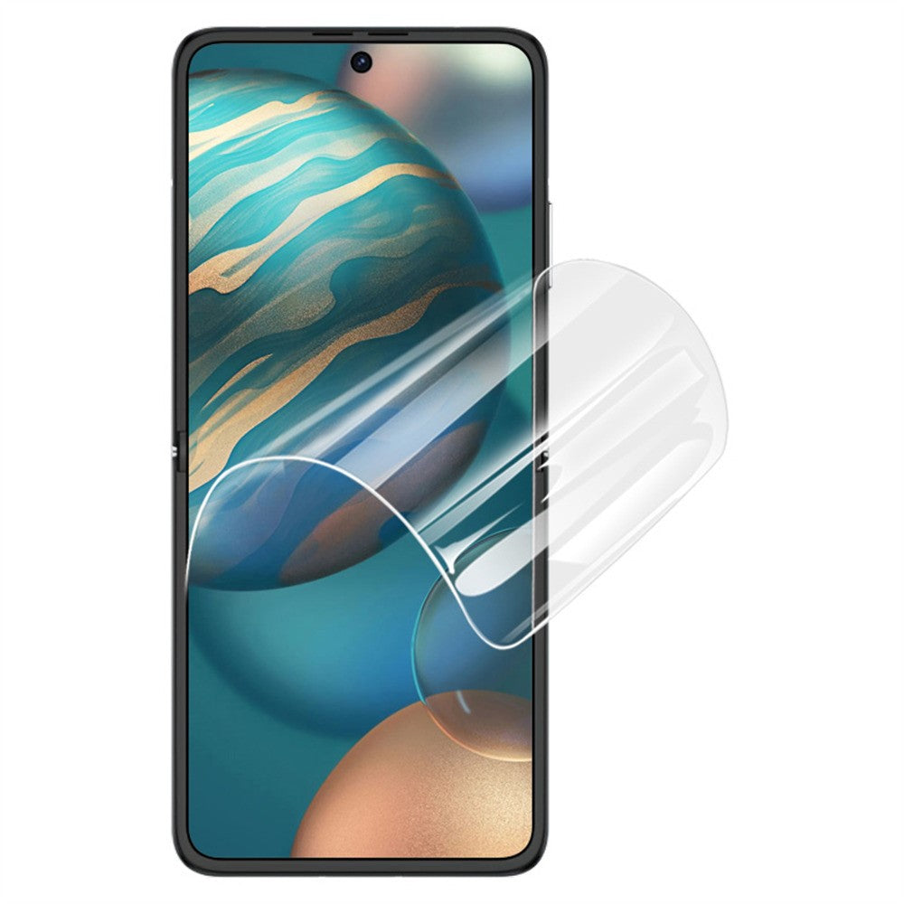 IMAK Hydrogelfilm 4:e generationen för Huawei Nova Flip 5G Helskärmsskydd Ultraklar Mjuk TPU-film