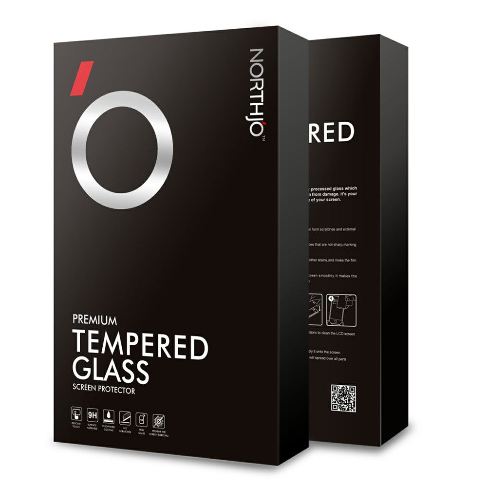 NORTHJO A+ til Samsung Galaxy A06 4G skærmbeskytter, højaluminiums-siliciumfilm 0,3 mm 2,5D