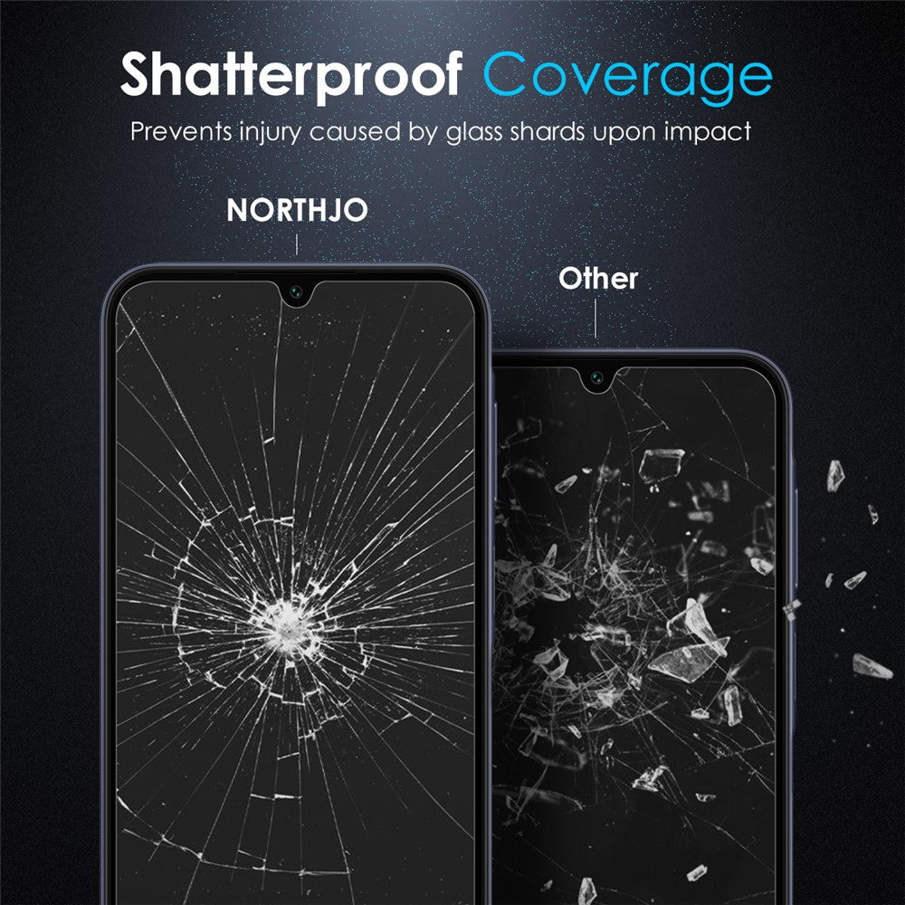 NORTHJO A+ För Samsung Galaxy A16 5G / A16 4G Skärmskydd Clarity 2.5D Härdat Glas Film