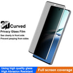IMAK För Oppo F27 Pro+ 5G / F27 Pro 5G Anti-Spy Helskärmsskydd Härdat Glas Film