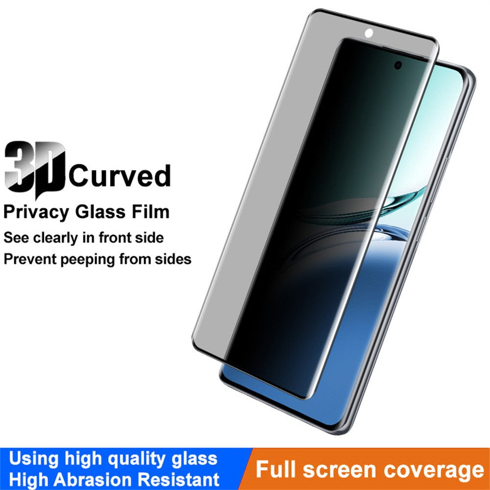 IMAK För Oppo F27 Pro+ 5G / F27 Pro 5G Anti-Spy Helskärmsskydd Härdat Glas Film