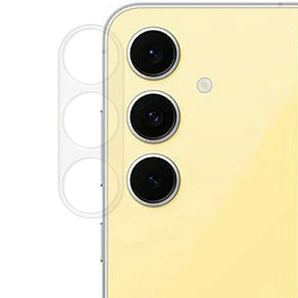 Kameralinsebeskyttelse til Samsung Galaxy S24 FE, ridsefast integreret linsefilm i hærdet glas