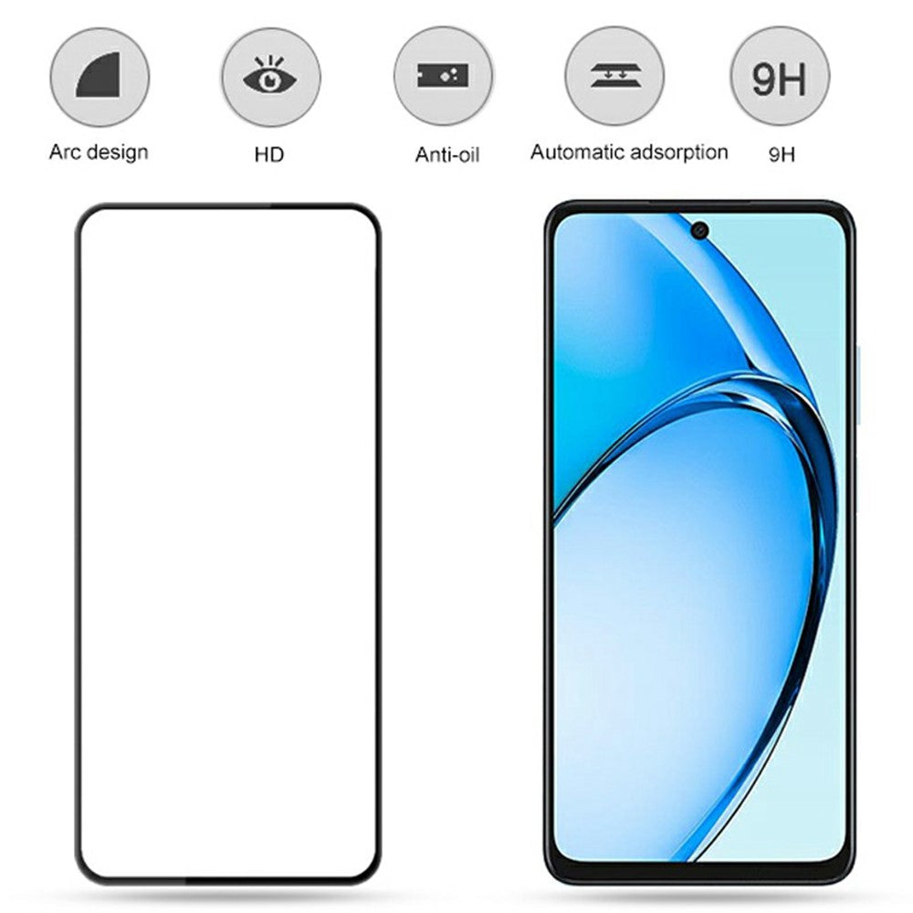 MOCOLO For Oppo A80 5G / A60 4G / A3 Pro (Global) 5G Screen Protector Anti-Shatter Silk Printing Tempered Glass Film