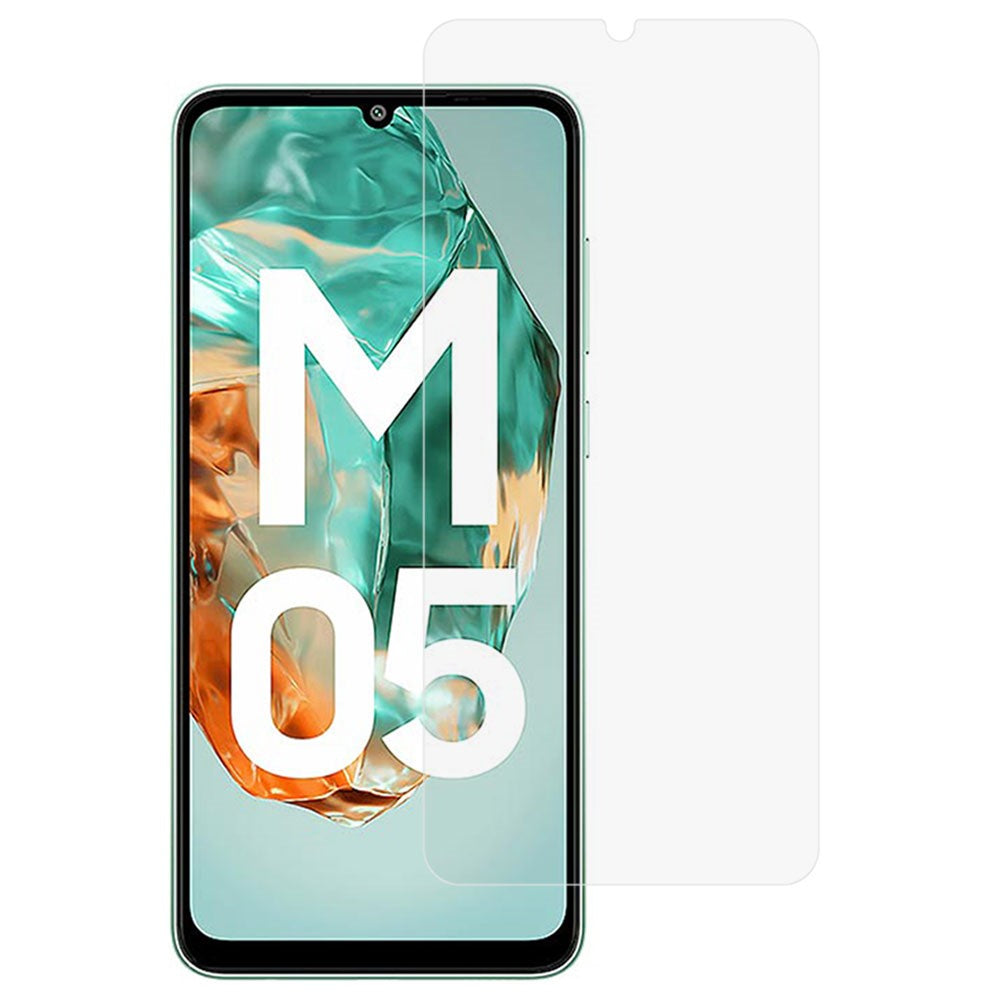 AMORUS For Samsung Galaxy M05 4G Screen Protector 2.5D Arc Edge 9H High Aluminum-Silicon Glass Film
