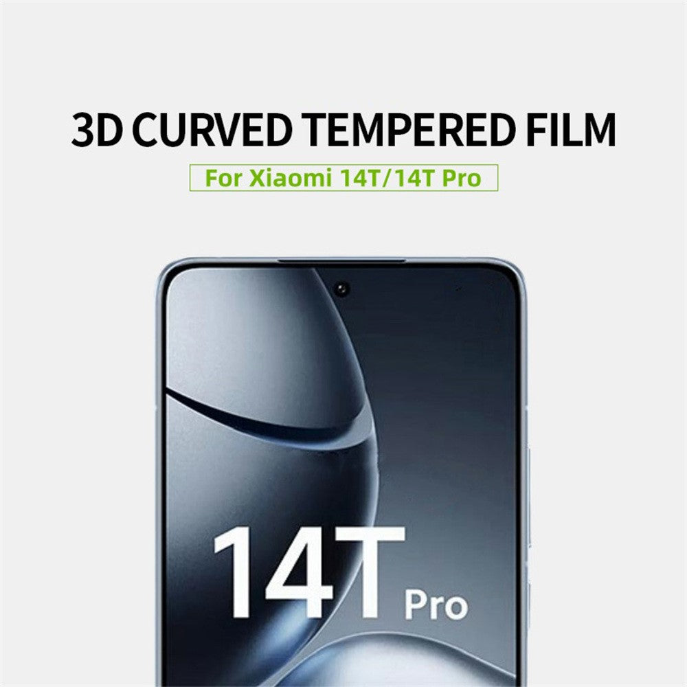 MOFI JK 3D Tempered Glass Film-1 for Xiaomi 14T / 14T Pro Full Screen Protector Anti-Explosion