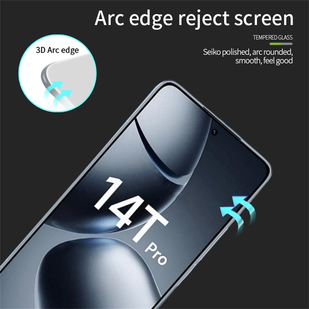PINWUYO JK 3D Härdat Glas Film Series-2 för Xiaomi 14T / 14T Pro Skärmskydd 9H Hårdhet Ultraklar