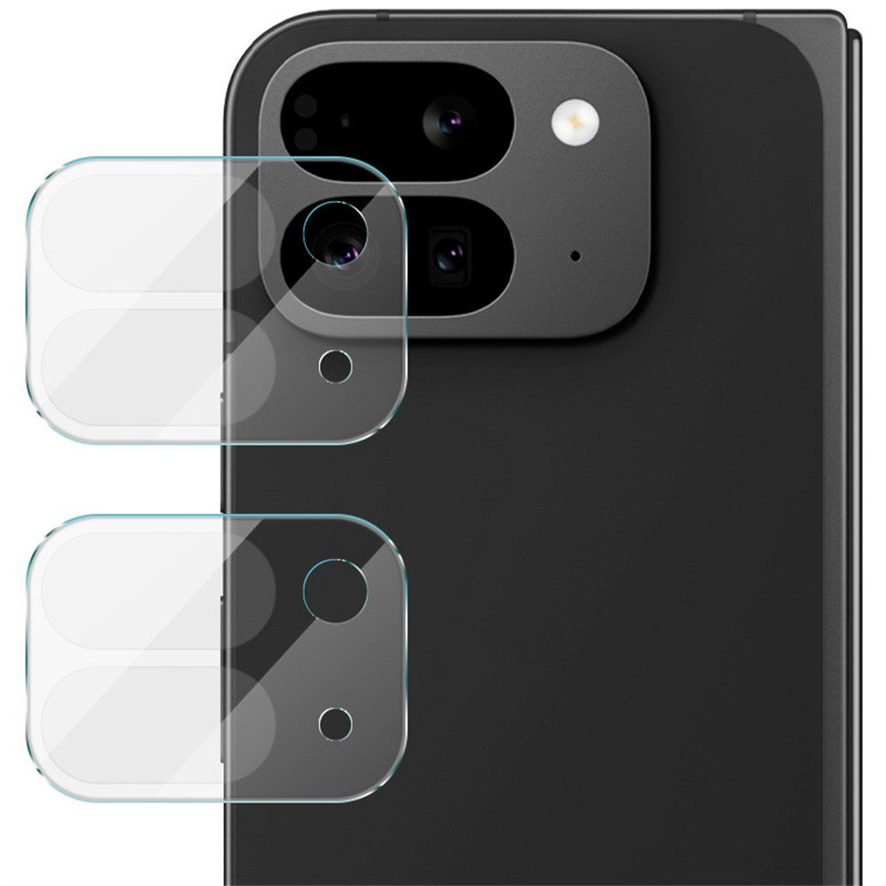IMAK 2 stk./sæt til Google Pixel 9 Pro Fold 5G Kameralinsebeskytter Ultra Klar Hærdet Glas Linsefilm