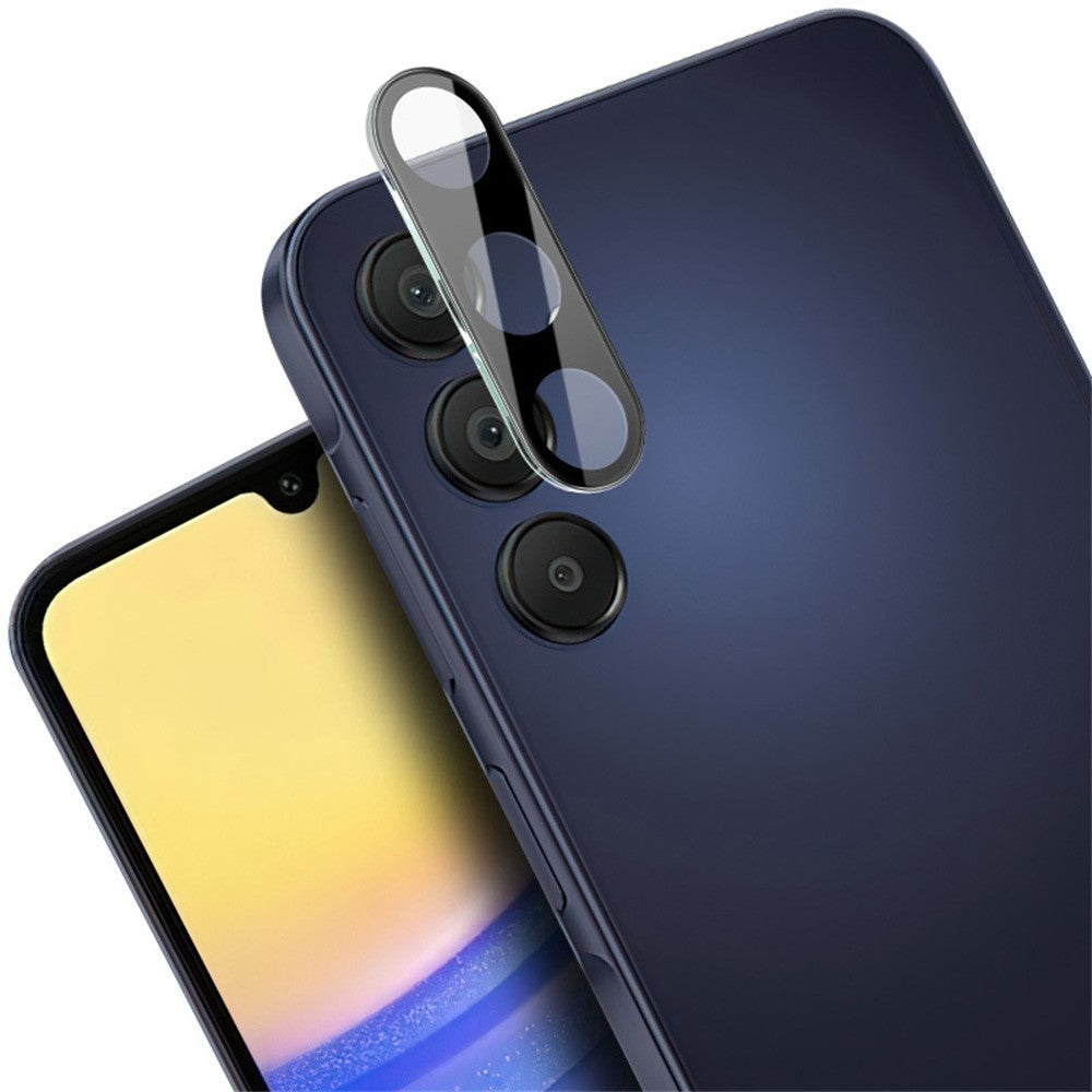 IMAK til Samsung Galaxy A16 5G / A16 4G Hærdet glas linsefilm + akrylhætte (sort version)