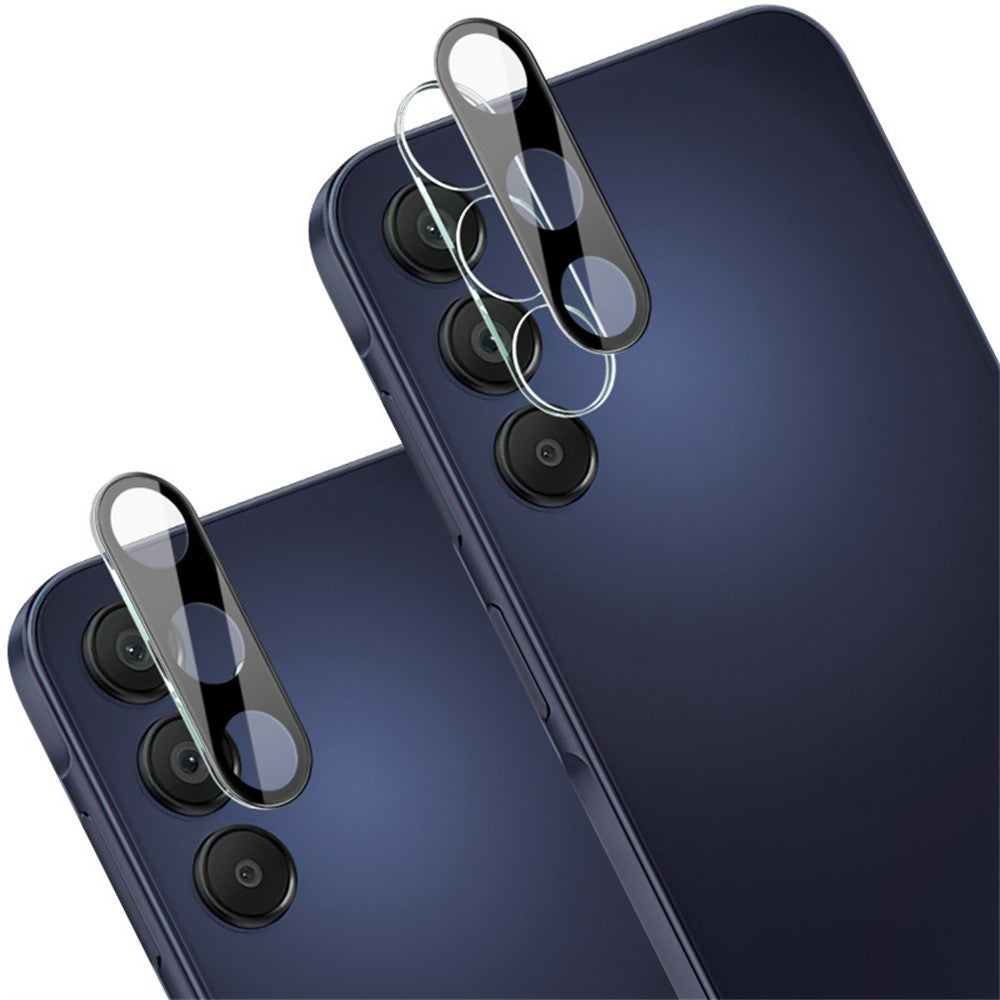 IMAK til Samsung Galaxy A16 5G / A16 4G Hærdet glas linsefilm + akrylhætte (sort version)
